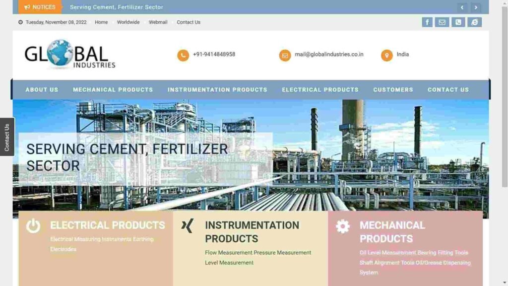 Cement & fertilizer sector site
